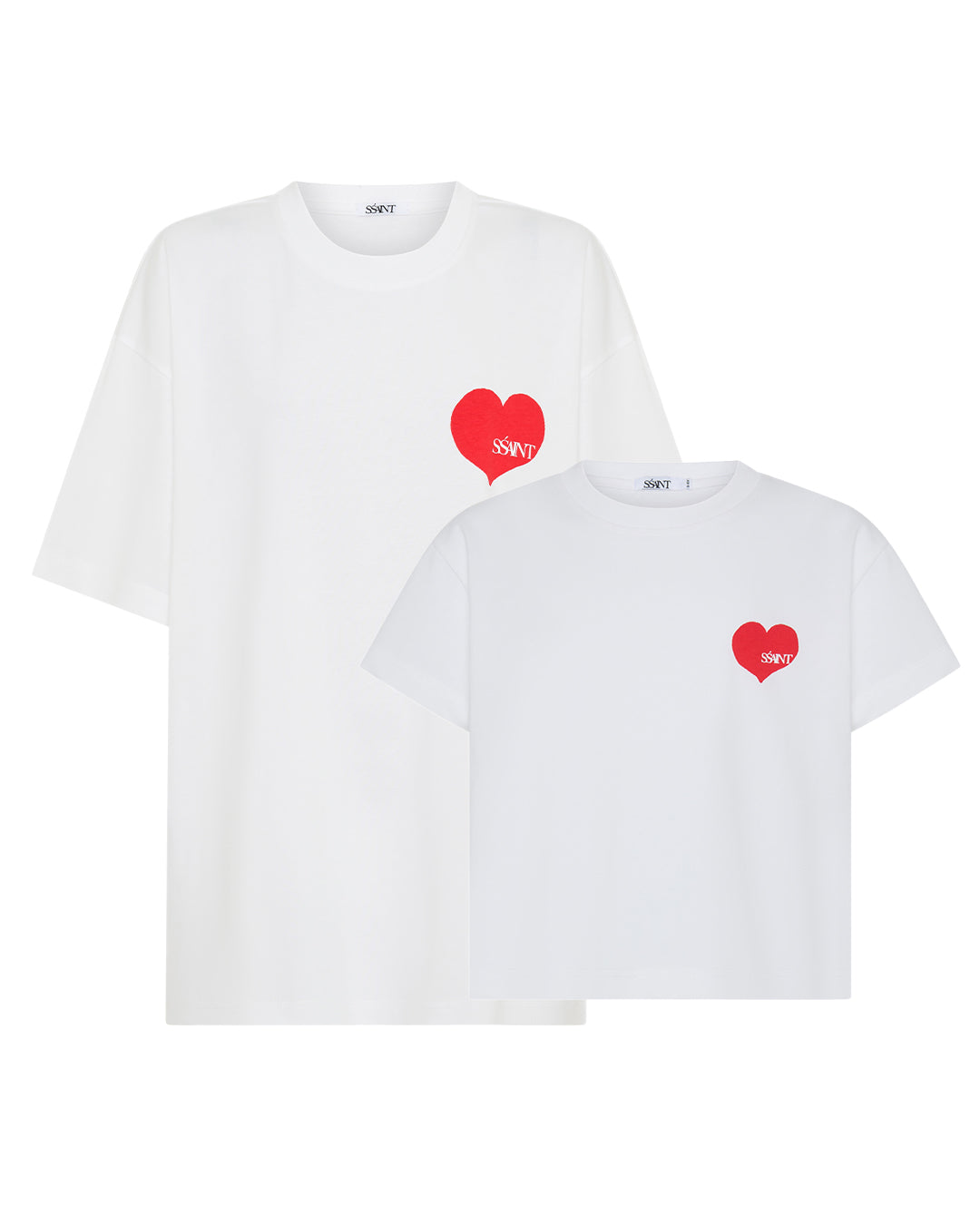 SŚAINT RED HEART TEE - MATCH YOUR MINI BUNDLE