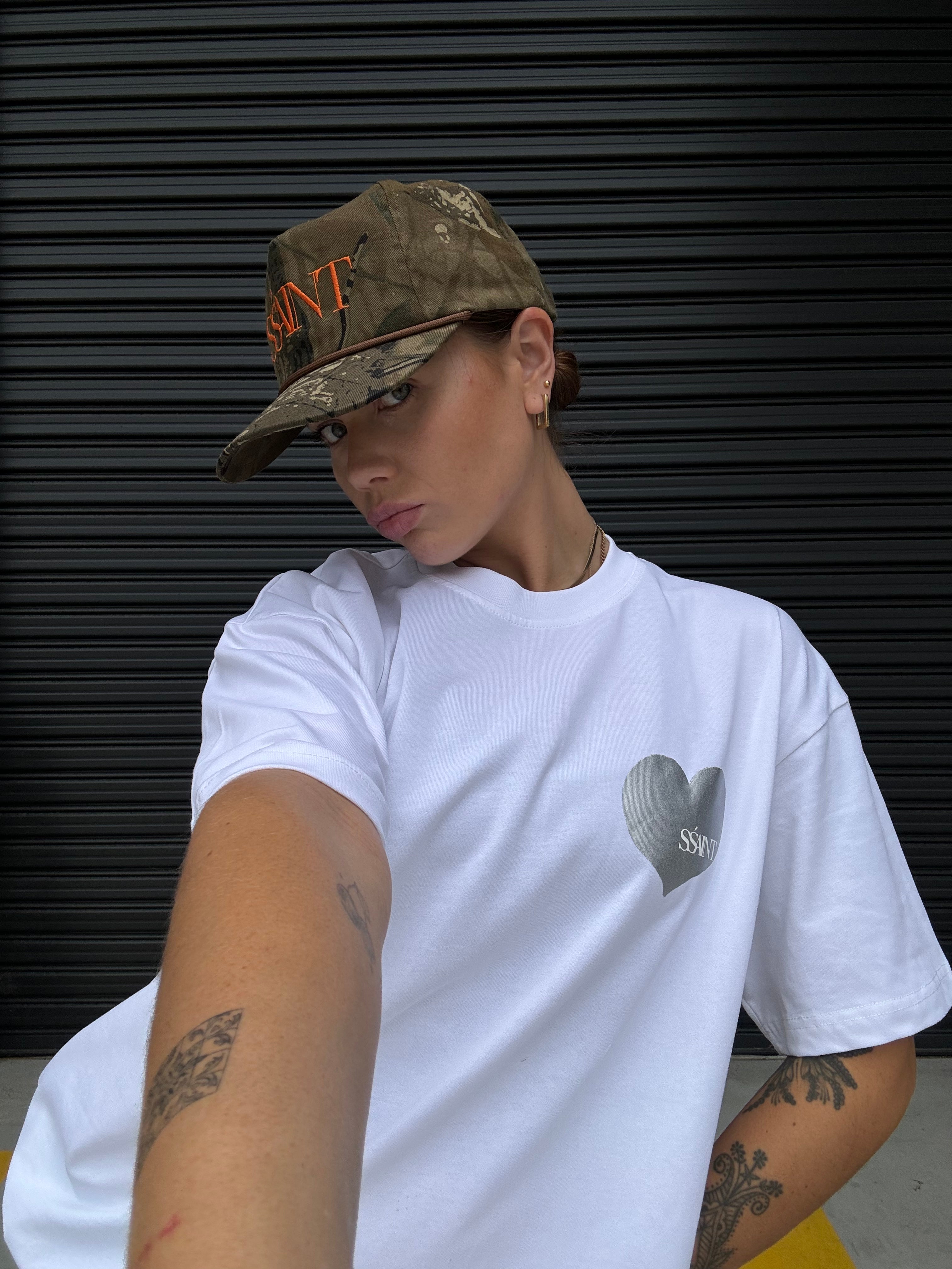 SŚAINT CAMO FIVE PANEL CAP