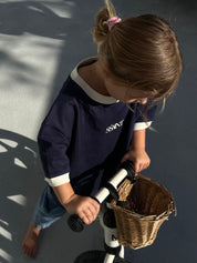 SŚAINT LOGO BABY TEE - NAVY