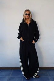 SŚAINT BARREL PANT - BLACK & BUTTER