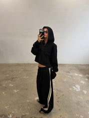 SŚAINT BARREL PANT - BLACK & BUTTER