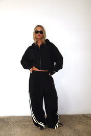 SŚAINT BARREL PANT - BLACK & BUTTER