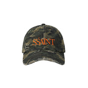 CAMO DAD CAP - ORANGE