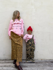 KIDS SIGNATURE MOTO TEE - PINK