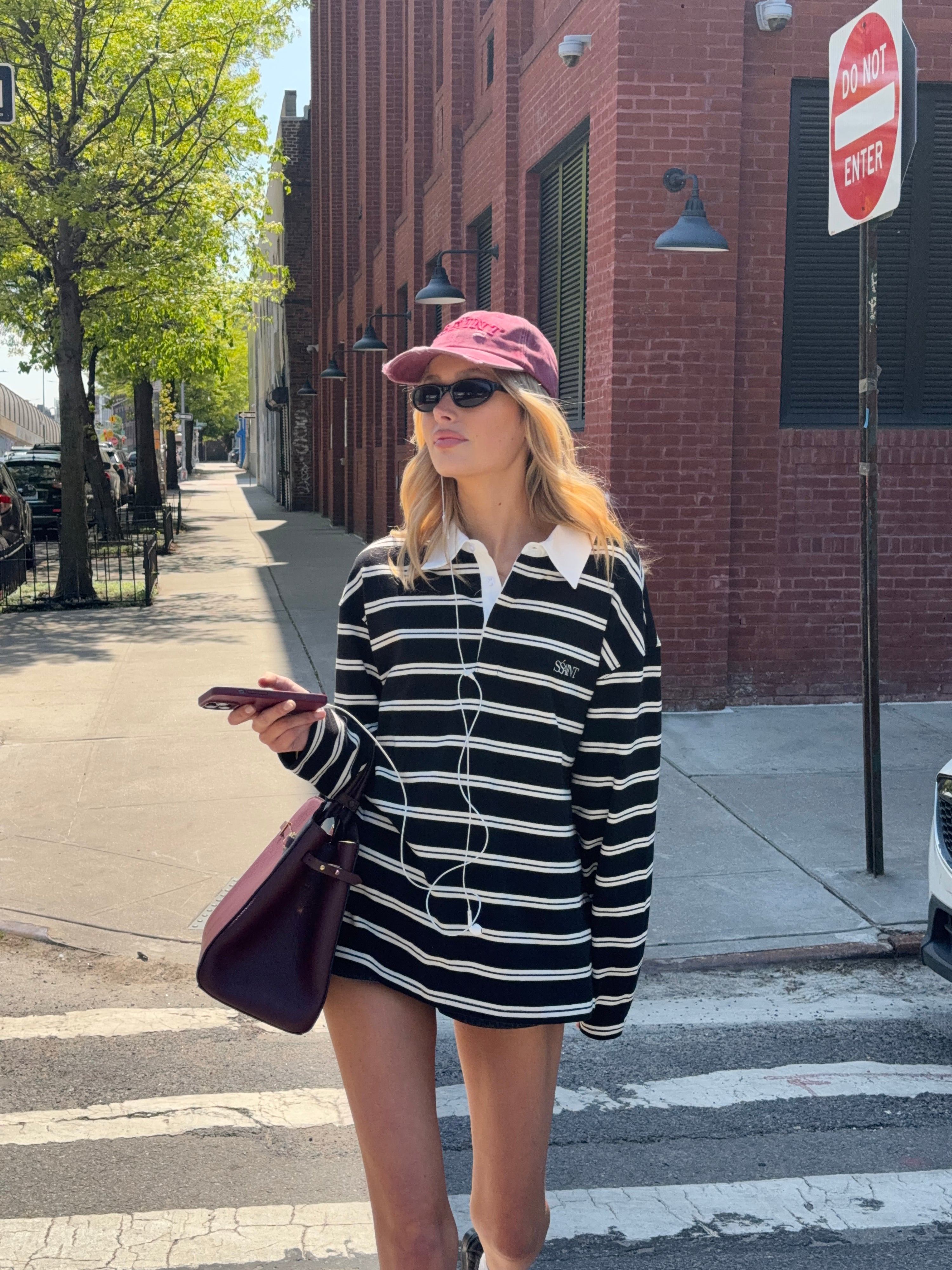 SŚAINT LOGO CAP - CHERRY