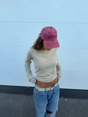 SŚAINT LOGO CAP - CHERRY