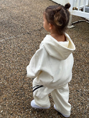KIDS BARREL PANTS - BUTTER & NAVY
