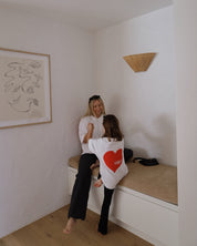SŚAINT RED HEART TEE - MATCH YOUR MINI BUNDLE