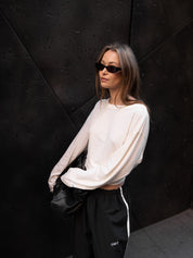 THE VICTORY LONG SLEEVE - CREAM