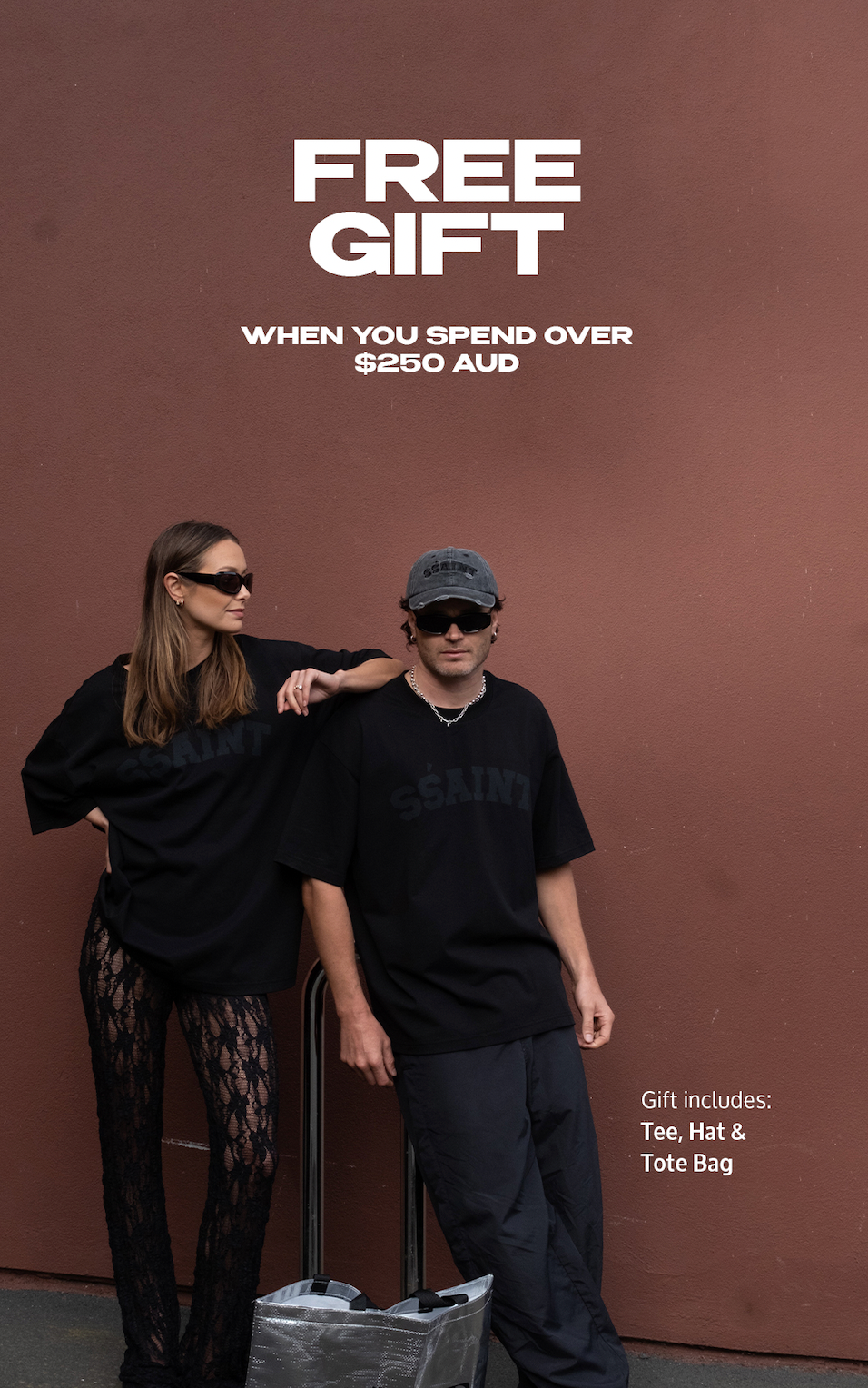 SPEND OVER $250 - GET A FREE HAT, TEE (L) & SILVER TOTE - (Valued at $200)