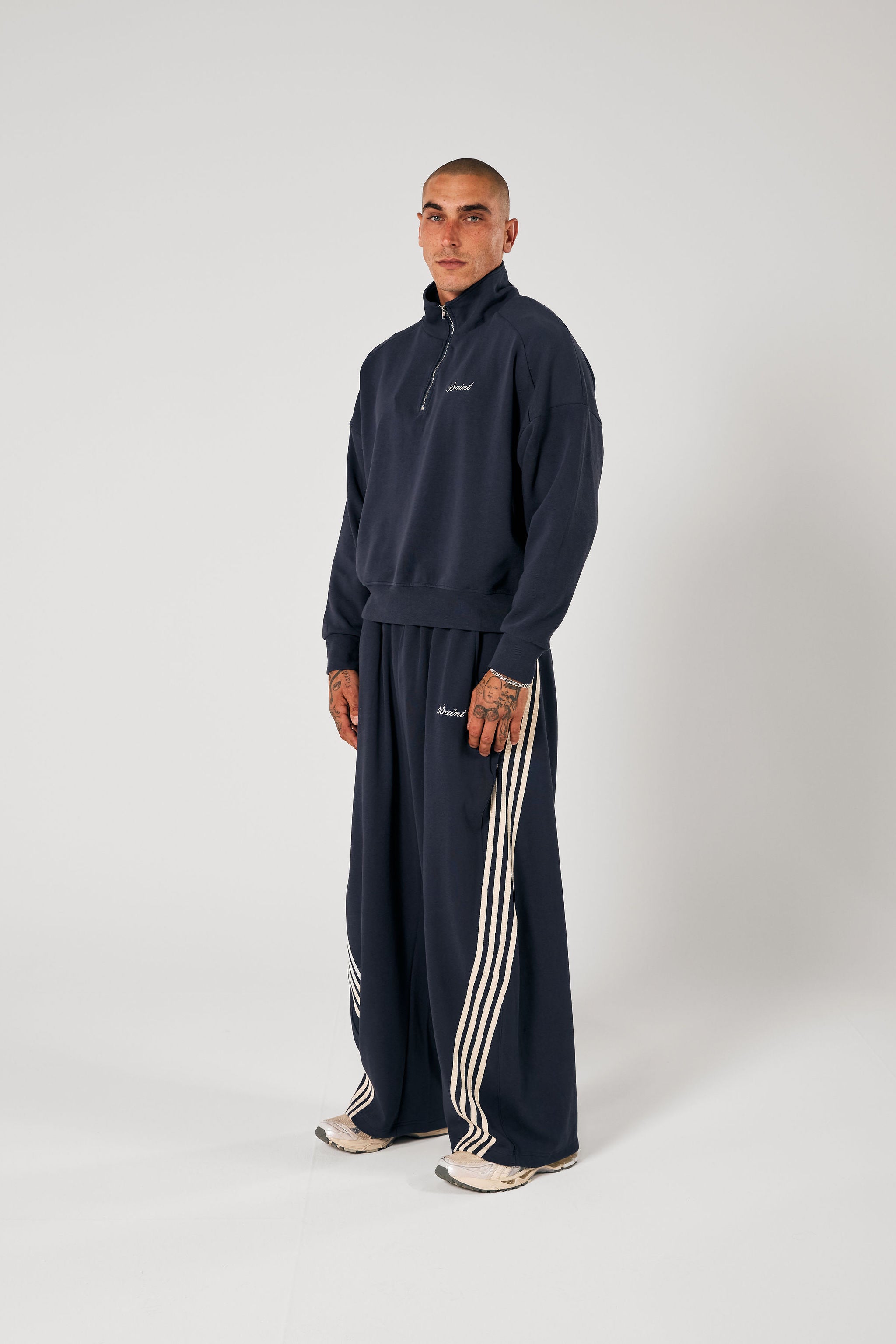 SŚAINT ZIP JUMPER NAVY