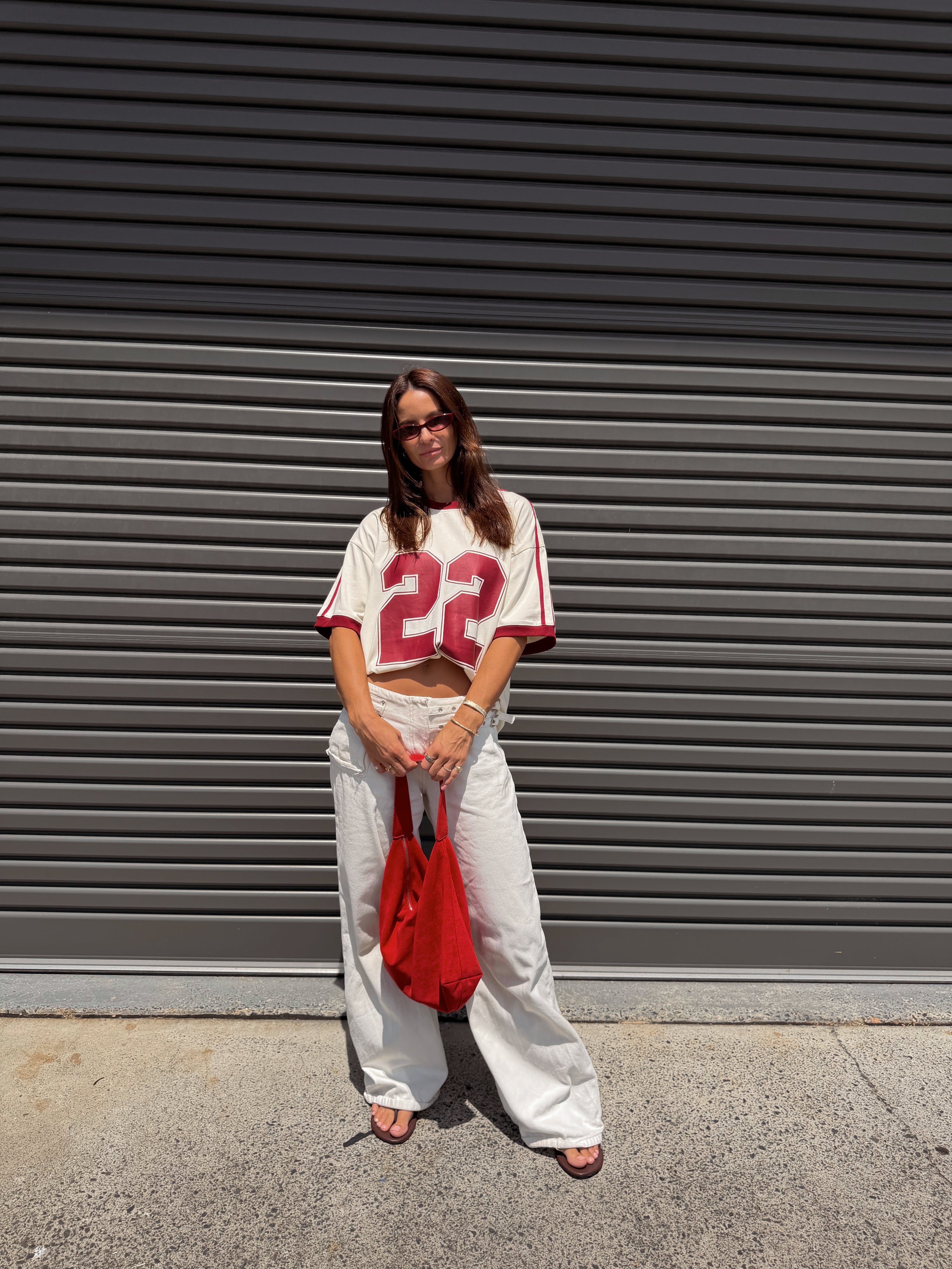 TWENTY TWO TEE - CHERRY