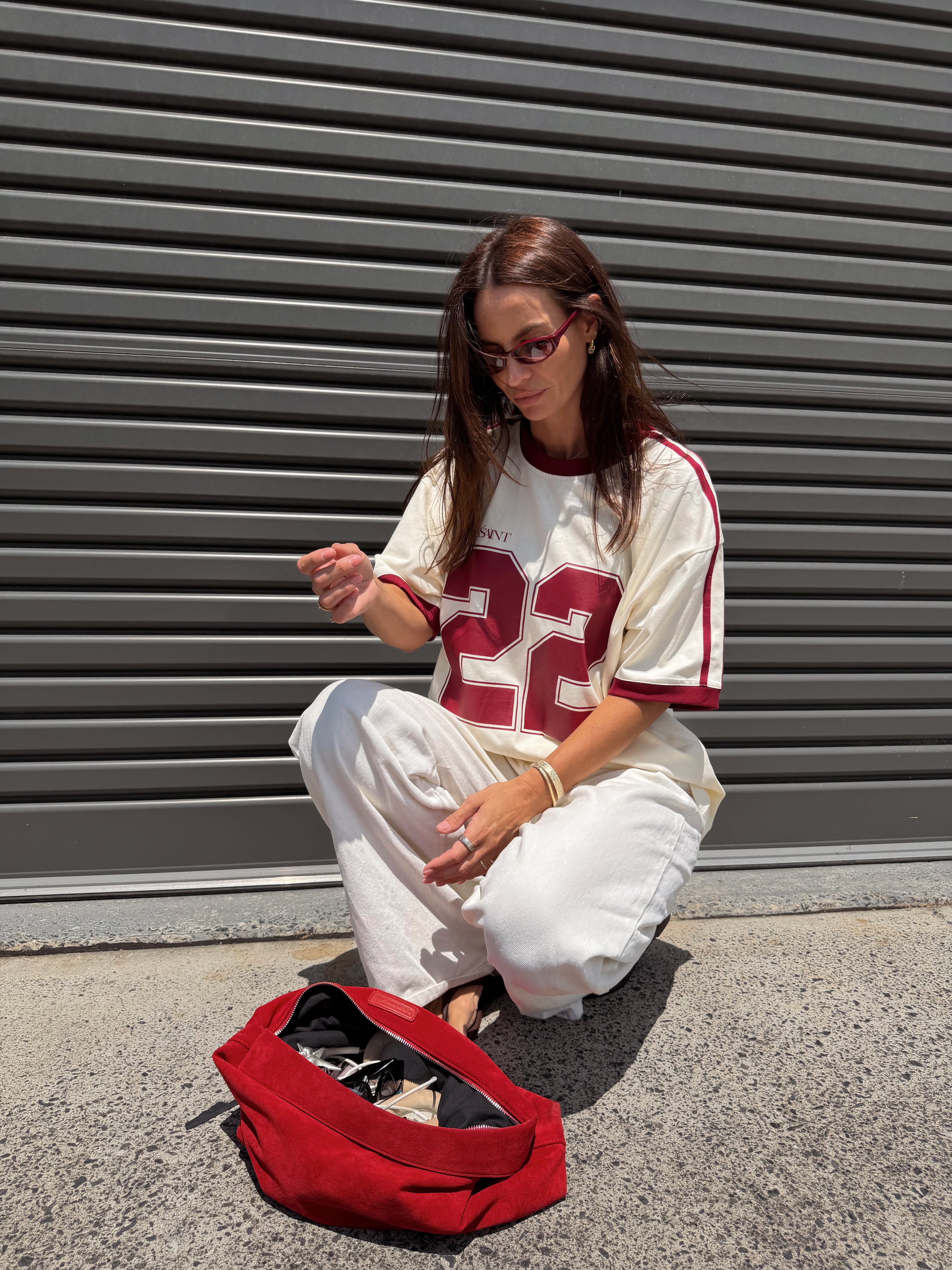 TWENTY TWO TEE - CHERRY