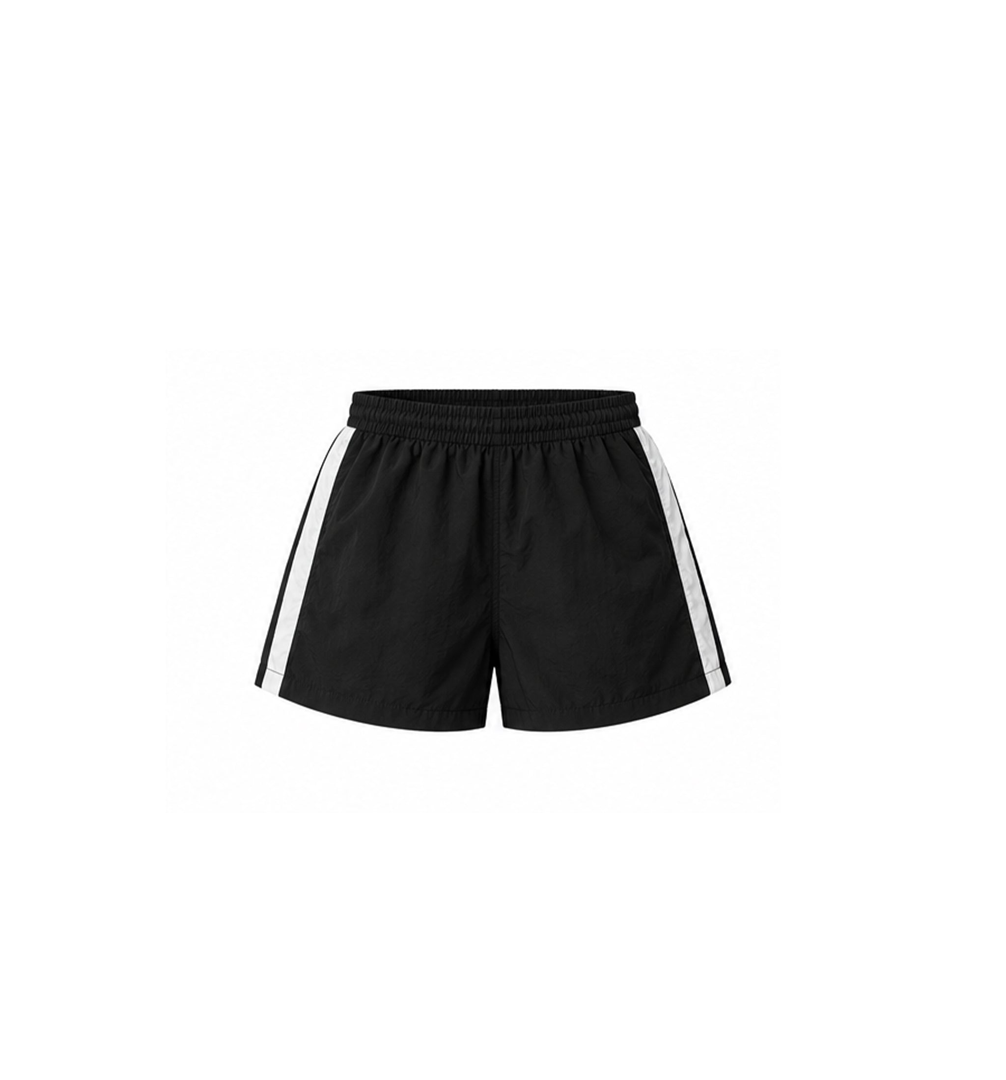 WINDBREAKER SHORT - BLACK