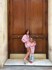 KIDS SIGNATURE MOTO TEE - PINK