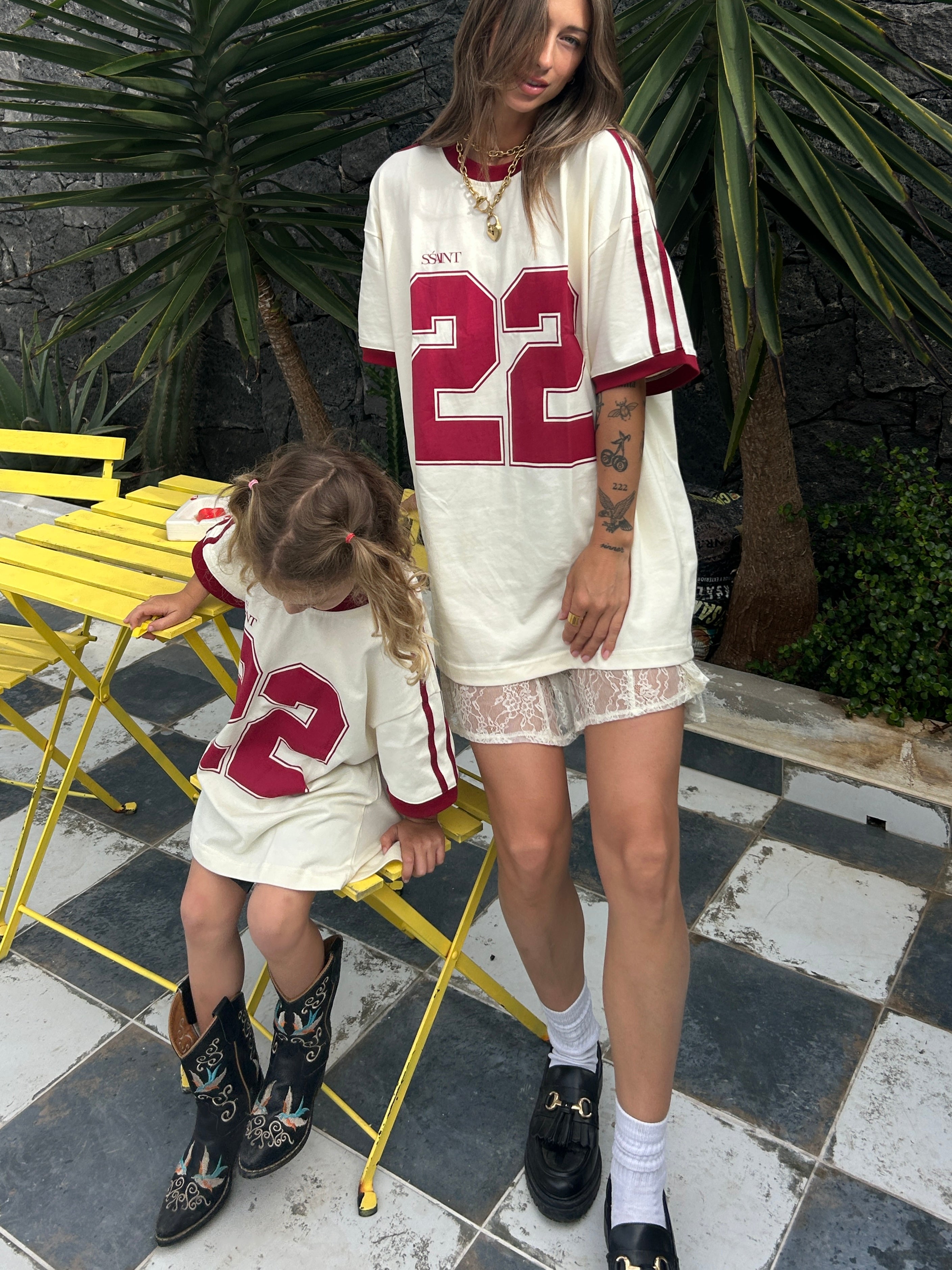 KIDS TWENTY TWO TEE - CHERRY