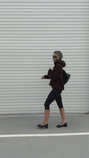 SŚAINT TONAL HOODIE - CHOCOLATE