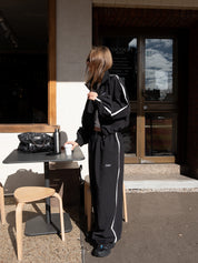 FIGHT NIGHT WINDBREAKER PANT - BLACK
